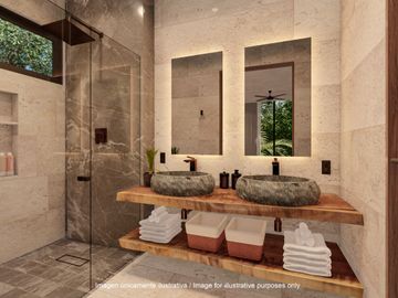 Villa en Venta en Tulum con Hermosa Piscina y Jardín