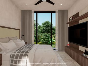 Villa en Venta en Tulum con Hermosa Piscina y Jardín