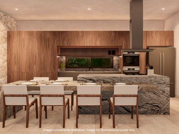 Villa en Venta en Tulum con Hermosa Piscina y Jardín