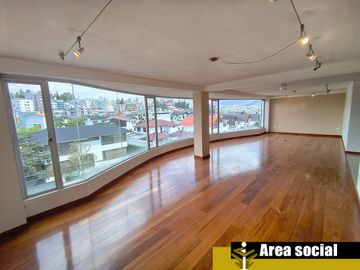Departamento de venta Quito colegio Albert Einstein, cerca supermaxi, vias, hospital Iess, 227m2, 4 parqueaderos