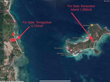 Beachfront Commercial Lot in Daracoton Island Palawan El Nido 1,560 sqm