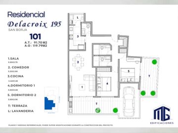 Pre Venta de Departamentos Flat y Duplex de 2 y 3 Dormitorios
