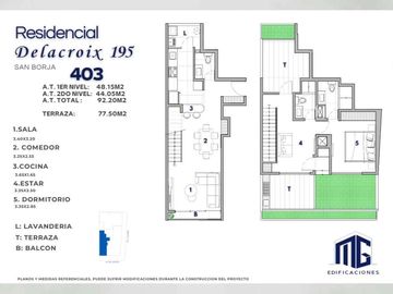 Pre Venta de Departamentos Flat y Duplex de 2 y 3 Dormitorios