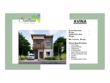Along the Highway Single Attached House and Lot with 3 Bedroom and 2 Bathroom For Sale in Alaminos, Laguna #AvinaModel