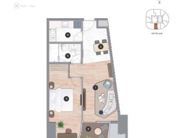 1 bedroom Pre Sell in Haraya Residences Bridgetowne