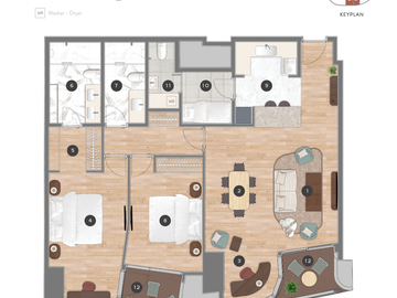 Spacious 2 bedroom in Haraya Residences South Tower for Sale- PreSell