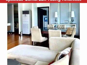 THE RESIDENCES AT GREENBELT Spacious Corner 2BR Facing Amenities