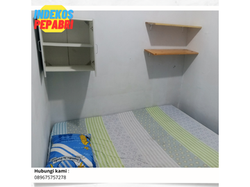 Kamar kosan kunciran jalan Pepabri raya alam sutera lengkap + AC free wifi termurah tangerang kost campur