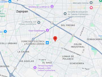 Casa ubicada en colonia Jardines de la Cruz, Guadalajara Jalisco. Con 4 recamaras y 177m2. Entre Av. Cruz del Sur y Av. López de Legazpi.