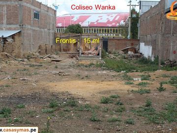 VENDO TERRENO COMERCIAL FRENTE AL COLISEO WANKA, HUANCAYO
