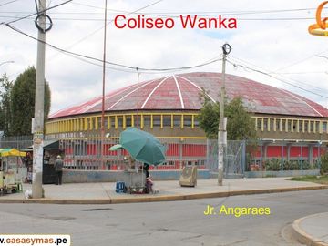 VENDO TERRENO COMERCIAL FRENTE AL COLISEO WANKA, HUANCAYO