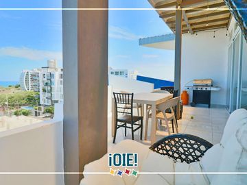 En Venta: Departamento Esquinero con Vista Al Mar en Manta
