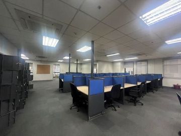 For Lease in BGC Move- In Ready Furnished Office Space with 82 Workstations in a BPO Set- Up
