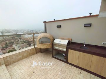 Departamento moderno con áreas comunes en venta – Piso 8 en Velasco Astete y Caminos del Inca, Surco