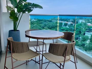 HERMOSO APARTAMENTO CON PERMISO DE RENTA VISTA AL MAR - SAMARIA