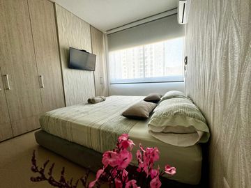 HERMOSO APARTAMENTO CON PERMISO DE RENTA VISTA AL MAR - SAMARIA