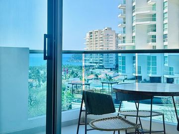 HERMOSO APARTAMENTO CON PERMISO DE RENTA VISTA AL MAR - SAMARIA