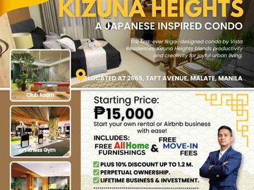 🔥 Big Discount! Japanese-Inspired Condo in Taft – Near DLSU & Benilde 🔥