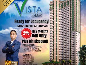🔥 Move-In Ready Condo in Mandaluyong – Pay Only 2% DP! 🔥