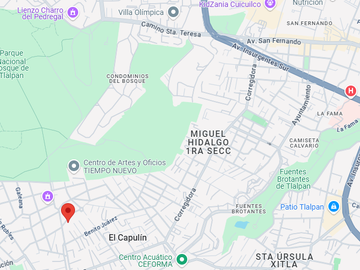 DEPARTAMENTO MIGUEL HIDALGO TLALPAN !!!