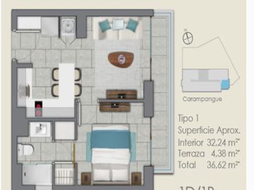 Venta de Departamento – Edificio Plaza Fluvial, Valdivia