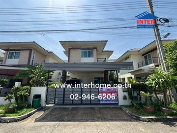 2-storey semi-detached house, 41.4 sq m., Tonmai Village, Don Mueang, Soi Thet Ratchan 11, Vibhavadi Road, Thet Ratchan Road, Don Mueang District, Ban