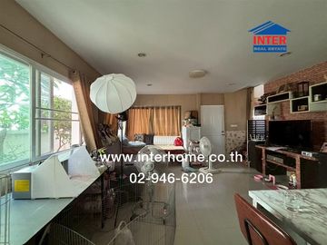 2-storey semi-detached house, 41.4 sq m., Tonmai Village, Don Mueang, Soi Thet Ratchan 11, Vibhavadi Road, Thet Ratchan Road, Don Mueang District, Ban