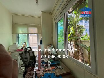 2-storey semi-detached house, 41.4 sq m., Tonmai Village, Don Mueang, Soi Thet Ratchan 11, Vibhavadi Road, Thet Ratchan Road, Don Mueang District, Ban