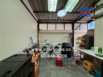 2-storey semi-detached house, 41.4 sq m., Tonmai Village, Don Mueang, Soi Thet Ratchan 11, Vibhavadi Road, Thet Ratchan Road, Don Mueang District, Ban