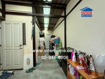 2-storey semi-detached house, 41.4 sq m., Tonmai Village, Don Mueang, Soi Thet Ratchan 11, Vibhavadi Road, Thet Ratchan Road, Don Mueang District, Ban