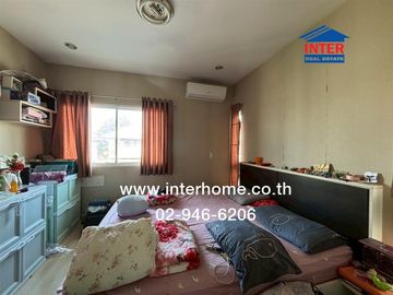 2-storey semi-detached house, 41.4 sq m., Tonmai Village, Don Mueang, Soi Thet Ratchan 11, Vibhavadi Road, Thet Ratchan Road, Don Mueang District, Ban