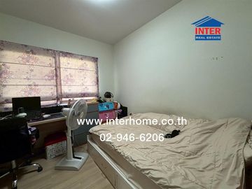 2-storey semi-detached house, 41.4 sq m., Tonmai Village, Don Mueang, Soi Thet Ratchan 11, Vibhavadi Road, Thet Ratchan Road, Don Mueang District, Ban