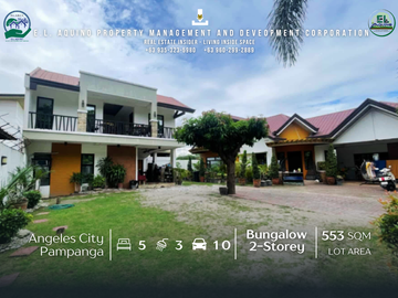 2 Properties - Furnished Bungalow and 2 Storey with Huge Parking Lot for Sale in Telabastagan San Fernando Pampanga