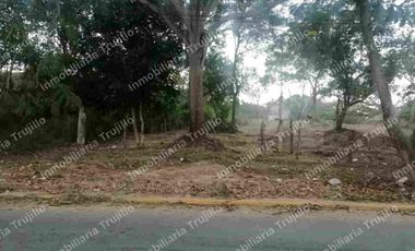 VENDO TERRENO A ORILLA DE RIO JAMAPA
