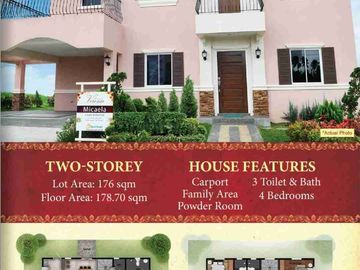 Micaela Single Detached House - Full Two Storey with 176 sqm