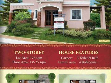 4 Bedrooms Full Two Storey Caterina  Italian House Near Tagaytay and Nuvali