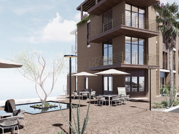 Departamento nuevo en Punta Peninsula Kino en Bahía de Kino, Sonora