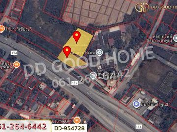 DD-954728 Land in Lamphun City, 1 rai 236 sq w, Lamphun, near Global House
