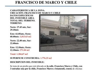 VENDO EDIFICIO COMERCIAL 1.014 M2