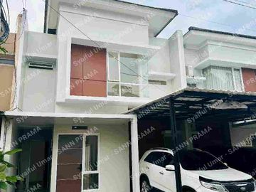 rumah 2 lantai semi furnish di andara vilage
