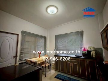2-storey twin house, 37 sq.w., Temsiri Village, Chueamsamphan, Soi Chueamsamphan 11, near Mahanakorn University, Suwinthawong Road, Chueamsamphan Road