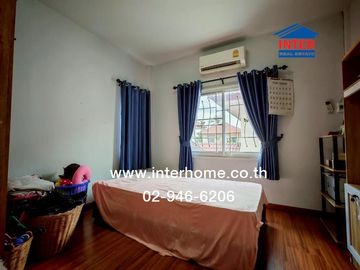 2-storey twin house, 37 sq.w., Temsiri Village, Chueamsamphan, Soi Chueamsamphan 11, near Mahanakorn University, Suwinthawong Road, Chueamsamphan Road