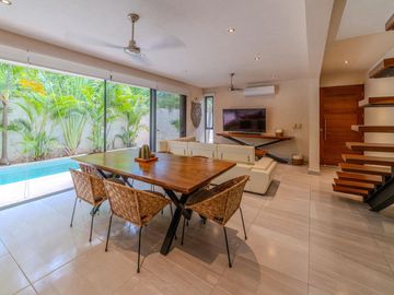 Casa independiente con gran alberca y jardín en La Veleta, Tulum