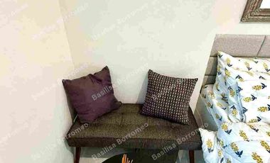 FOR RENT: STYLISH FULLY-FURNISHED STUDIO w/ BALCONY & PARKING at PHP30,000/MONTH