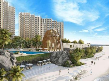 BEACHFRONT 1BR ARUGA RESIDENCES FOR SALE IN MACTAN CEBU BY ROCKWELL