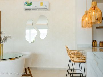 Departamento en venta en La Cruz de Huanacaxtle a solo 150m de la playa.