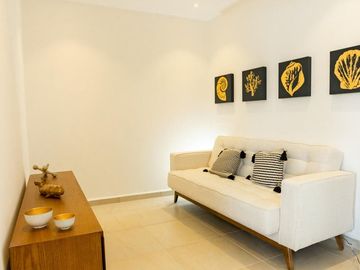 Departamento en venta en La Cruz de Huanacaxtle a solo 150m de la playa.