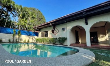FOR RENT Furnished 4BR House with Pool in Ayala Alabang Village, Muntinlupa - RH133