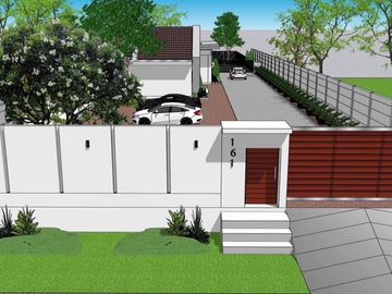 For sale: 3 pool villas in Huay Yai on a 1 rai 200 sq.wah land plot, Nong Prue Subdistrict, Bang Lamung District, Chonburi Province