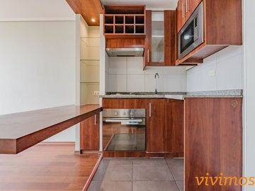 Encantador departamento de 1 dormitorio y 1 baño ubicado en barrio muy  conectado, cercano a Metro Irarrázaval